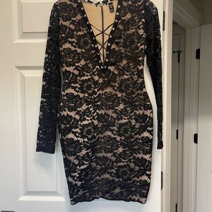 Windsor Black Bodycon Lace Dress Size Small